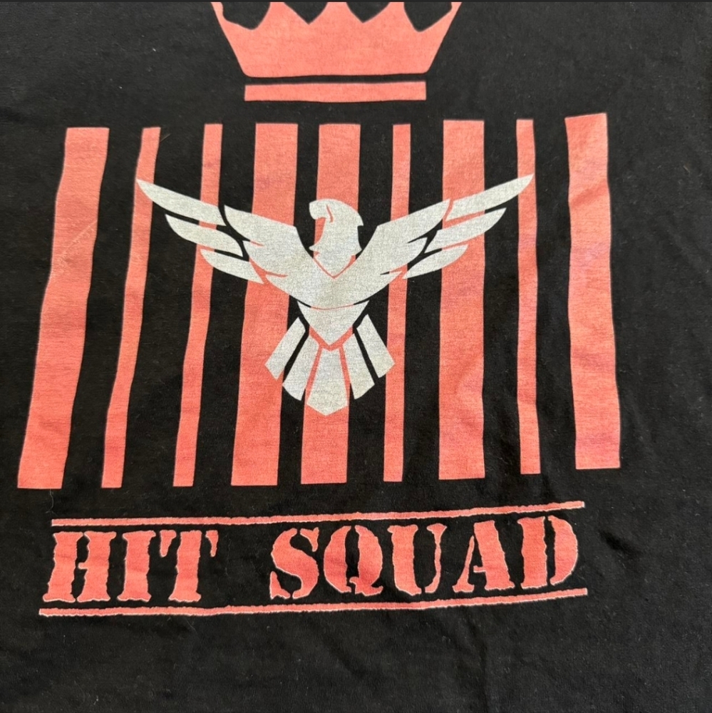 Hit Squad Black & Brown T Shirt Size Medium